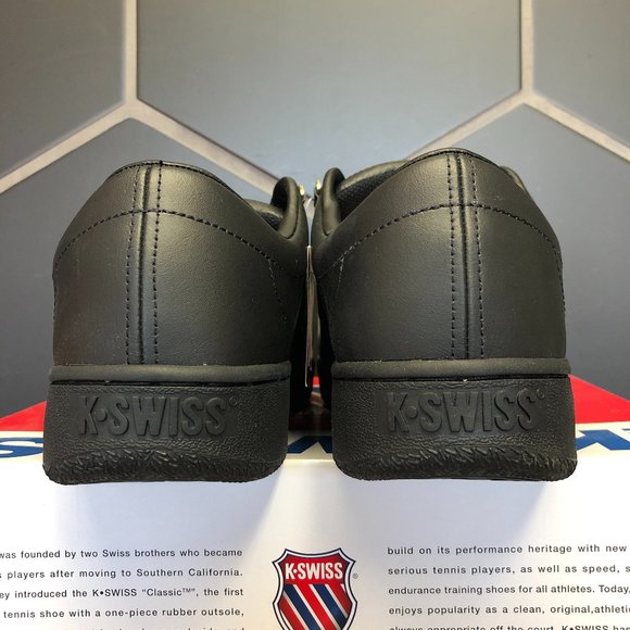 K-Swiss 'Classic 2000' Black/Gold (Multiple Sizes) - Picture 4 of 5